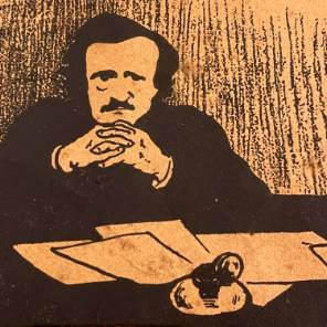 Félix Vallotton Woodcut of Edgar Allen-Poe